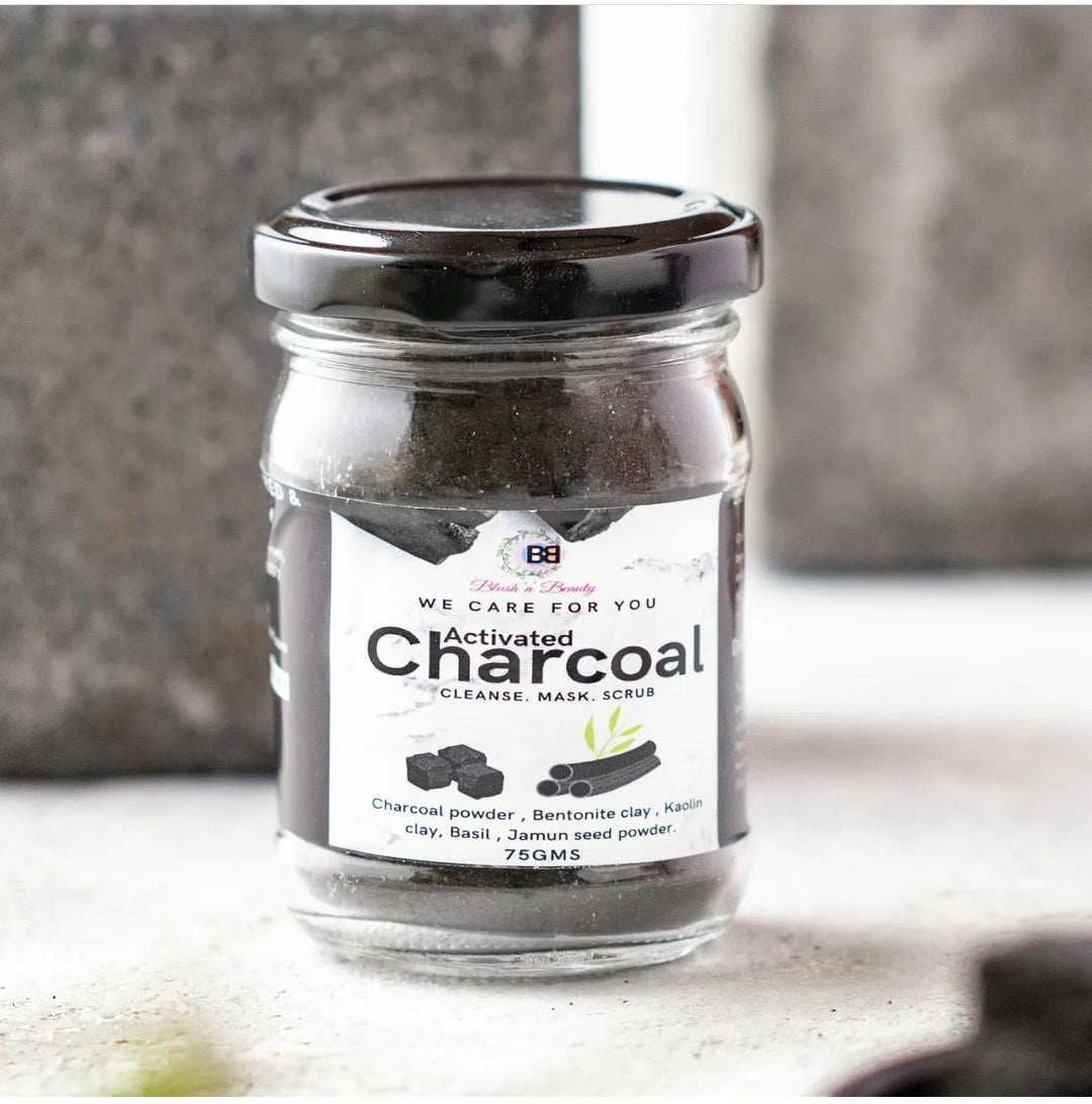 Charcoal face pack