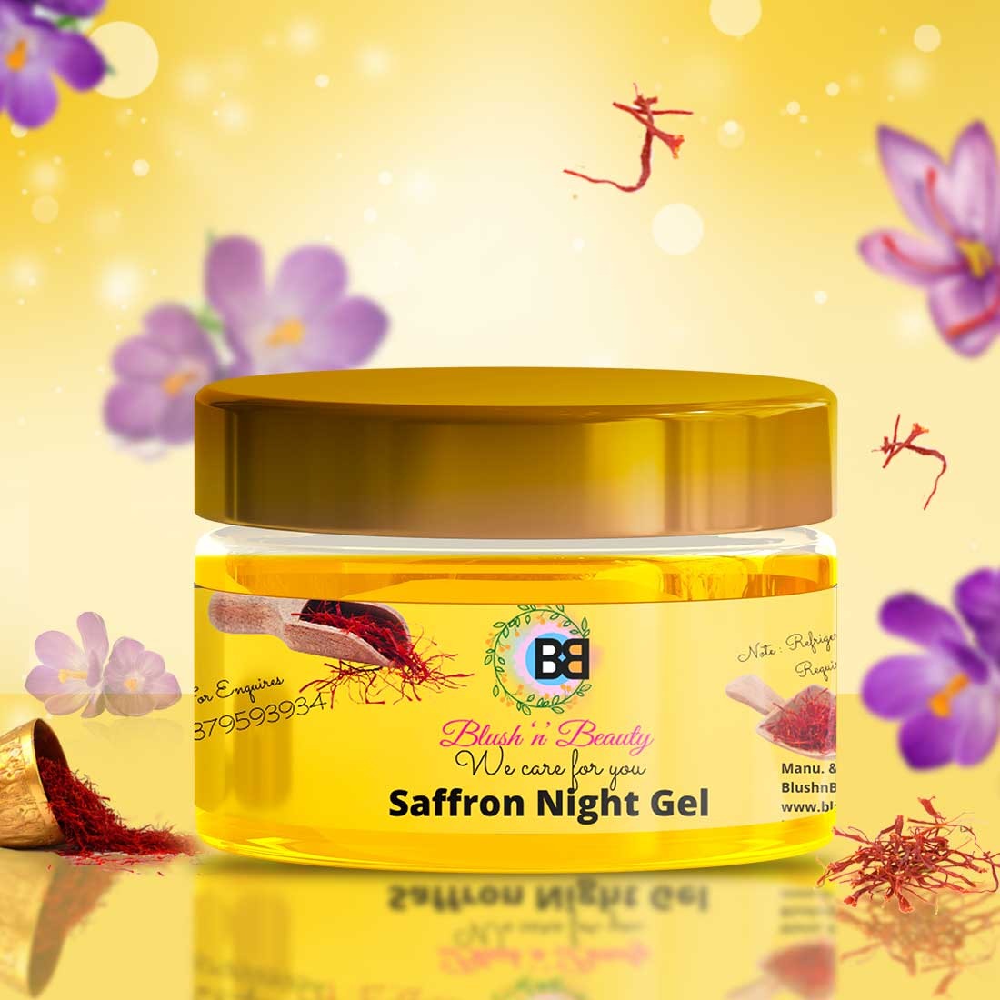 Saffron Gel